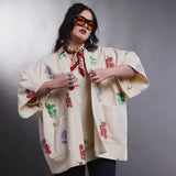 ARW layerng jacket with tomato print