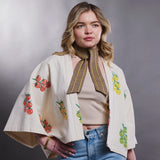 cropped jacket tomato
