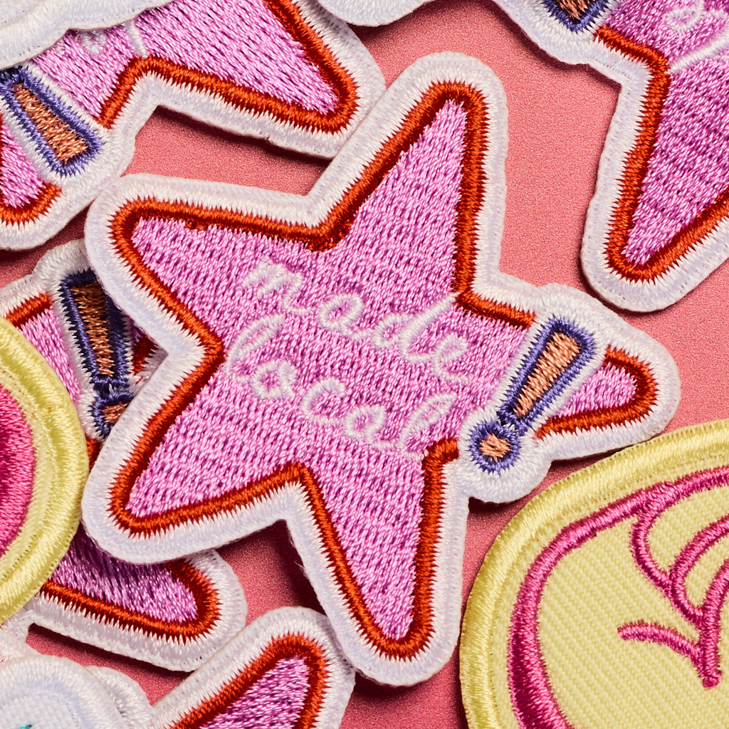 mini iron-on patches
