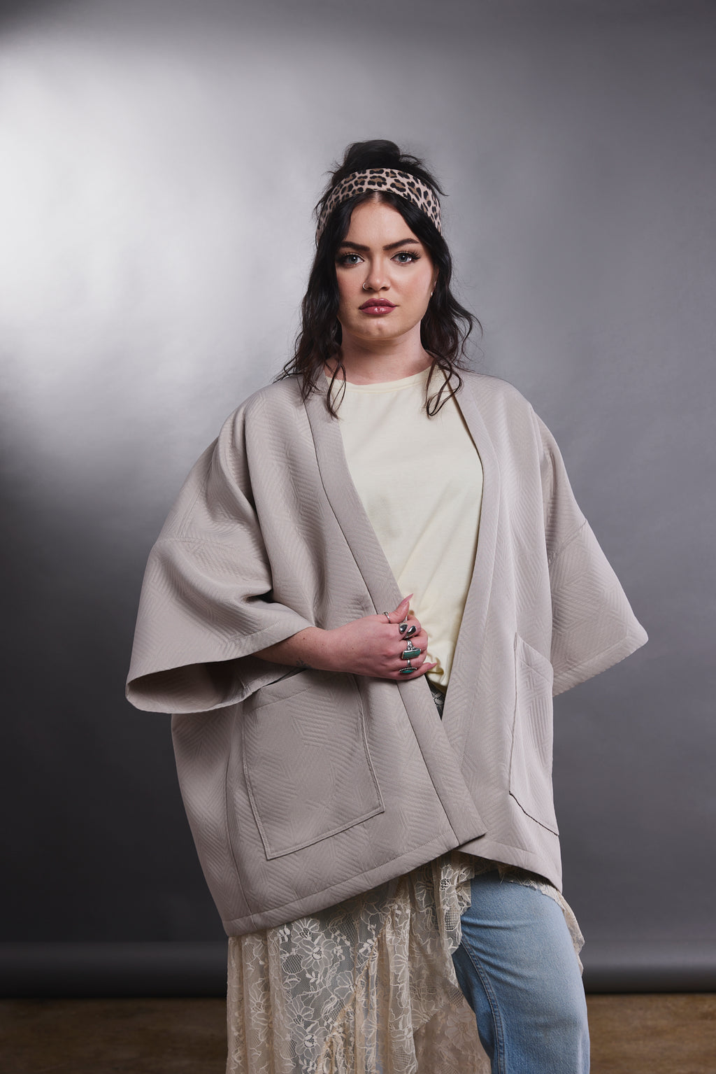 open layering jacket