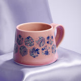 handmade porcelain hive mug