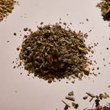 A closeup on Cup of Communitea's function tea sampler set. 