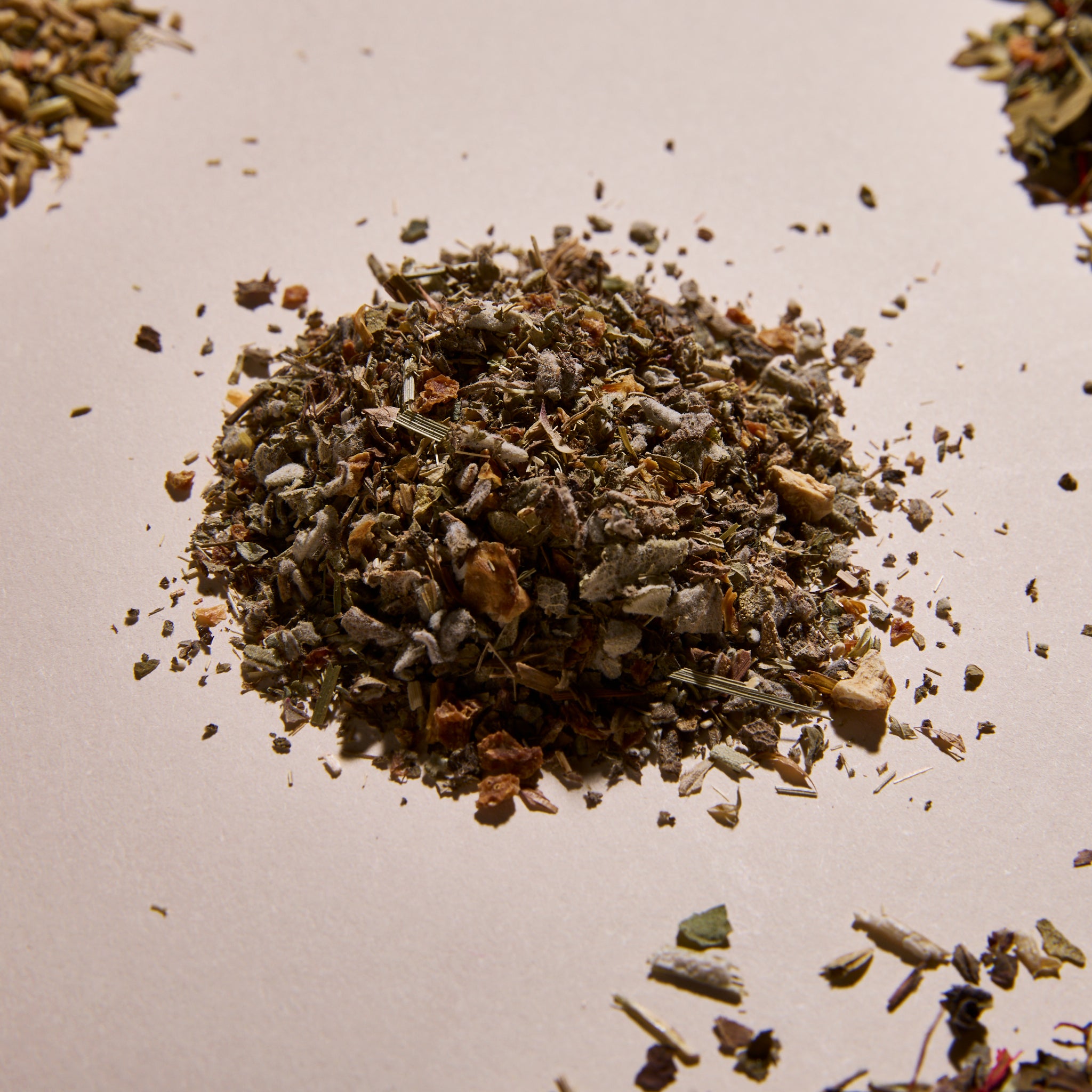 A closeup on Cup of Communitea's function tea sampler set. 