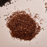 A closeup on Cup of Communitea's around the world tea sampler set. 