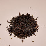 A closeup on Cup of Communitea's around the world tea sampler set. 