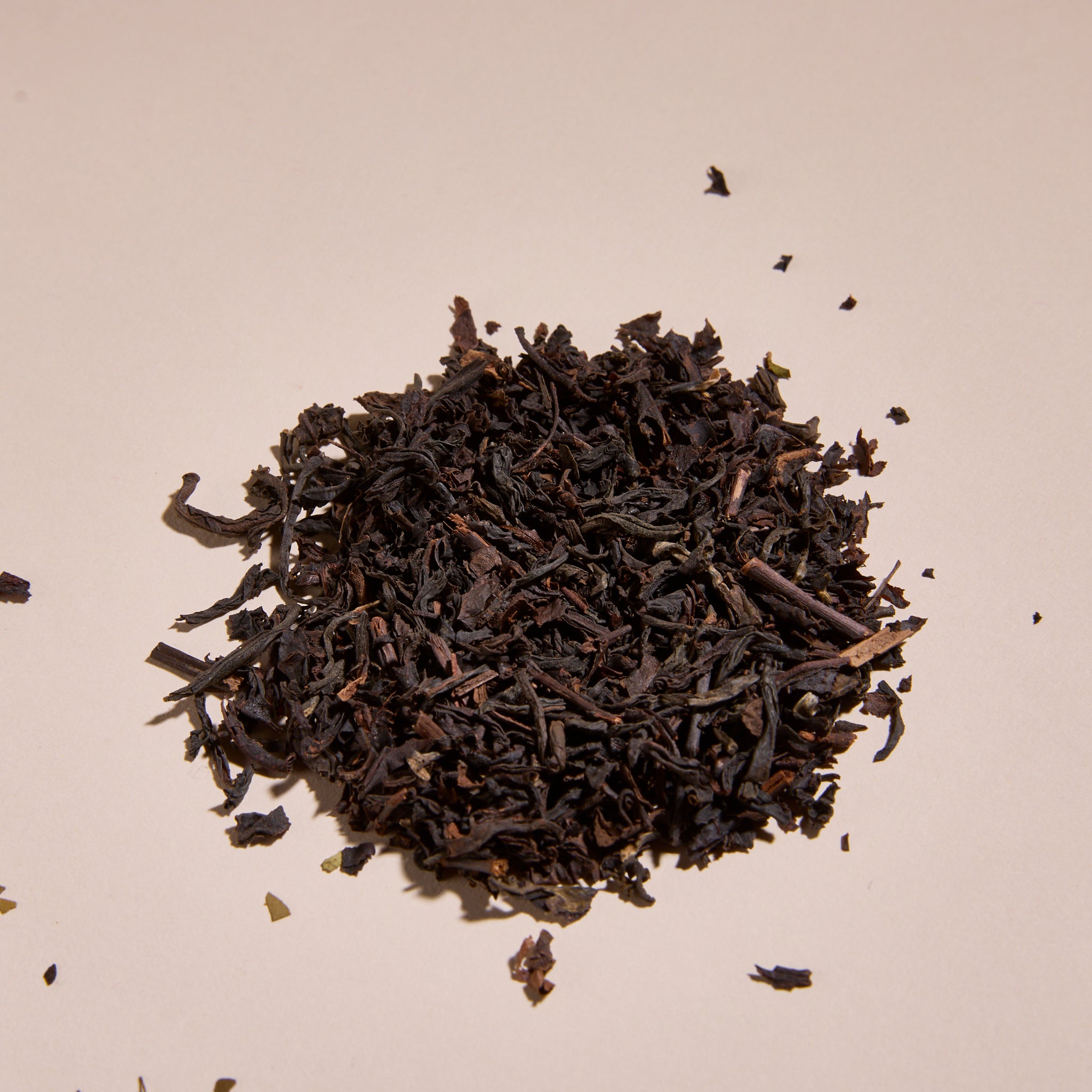A closeup on Cup of Communitea's around the world tea sampler set. 