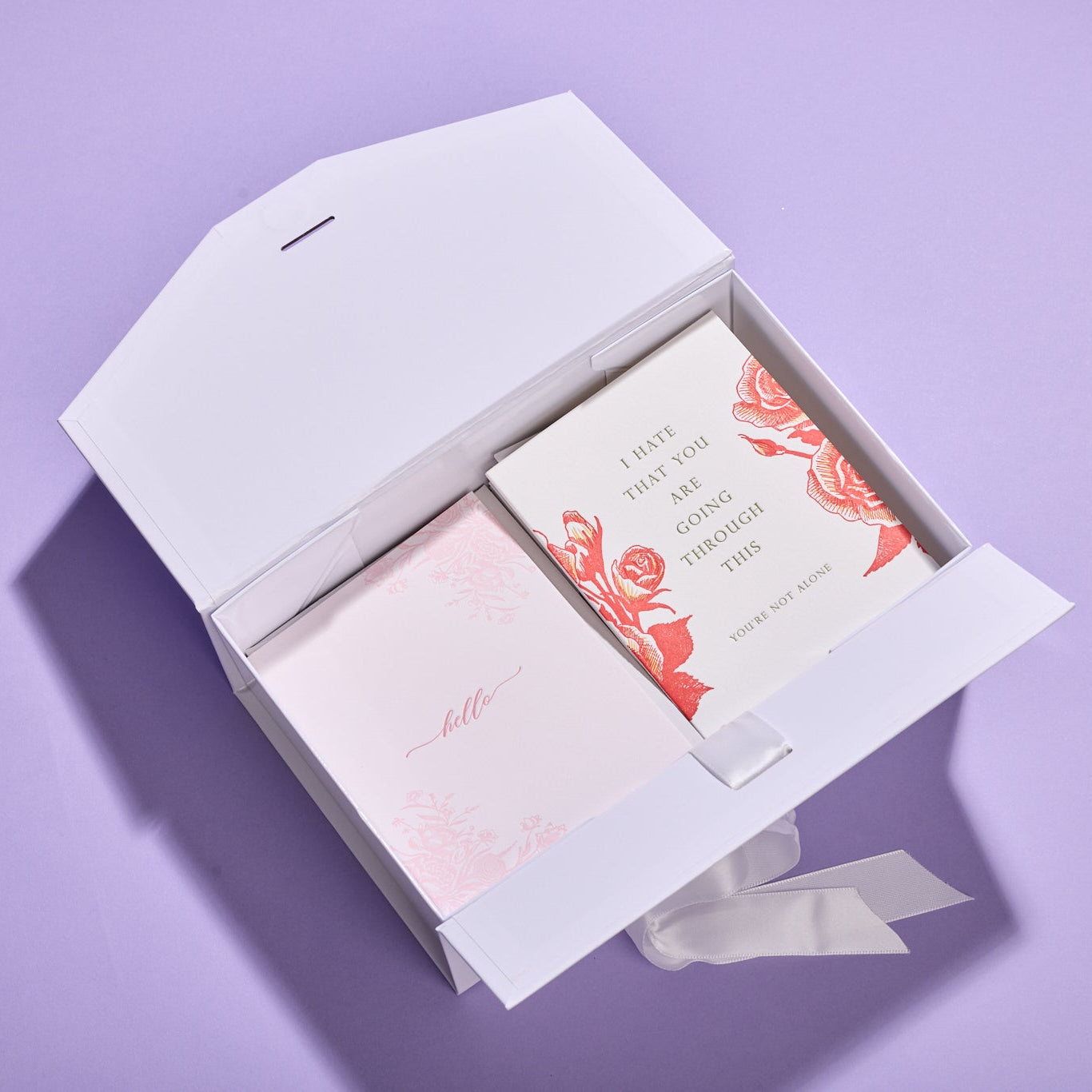 letterpress greeting card set