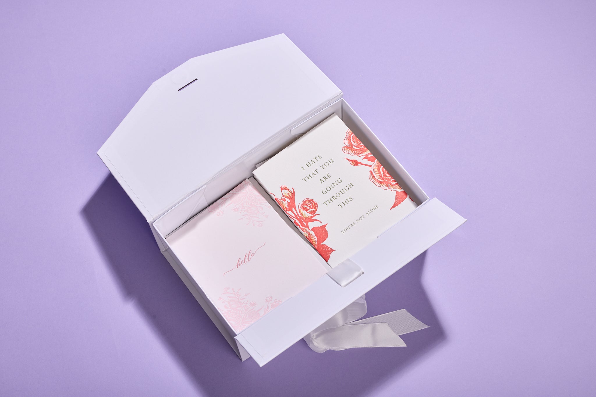 letterpress greeting card set