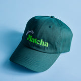 fueled by matcha adjustable hat