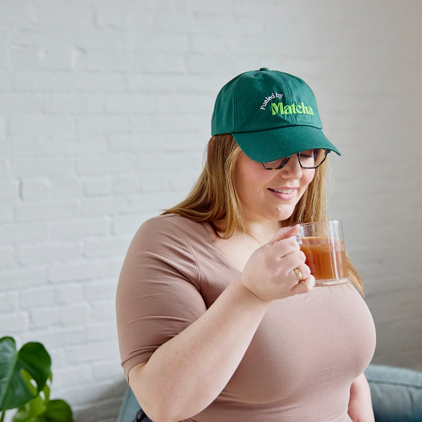 fueled by matcha baseball hat