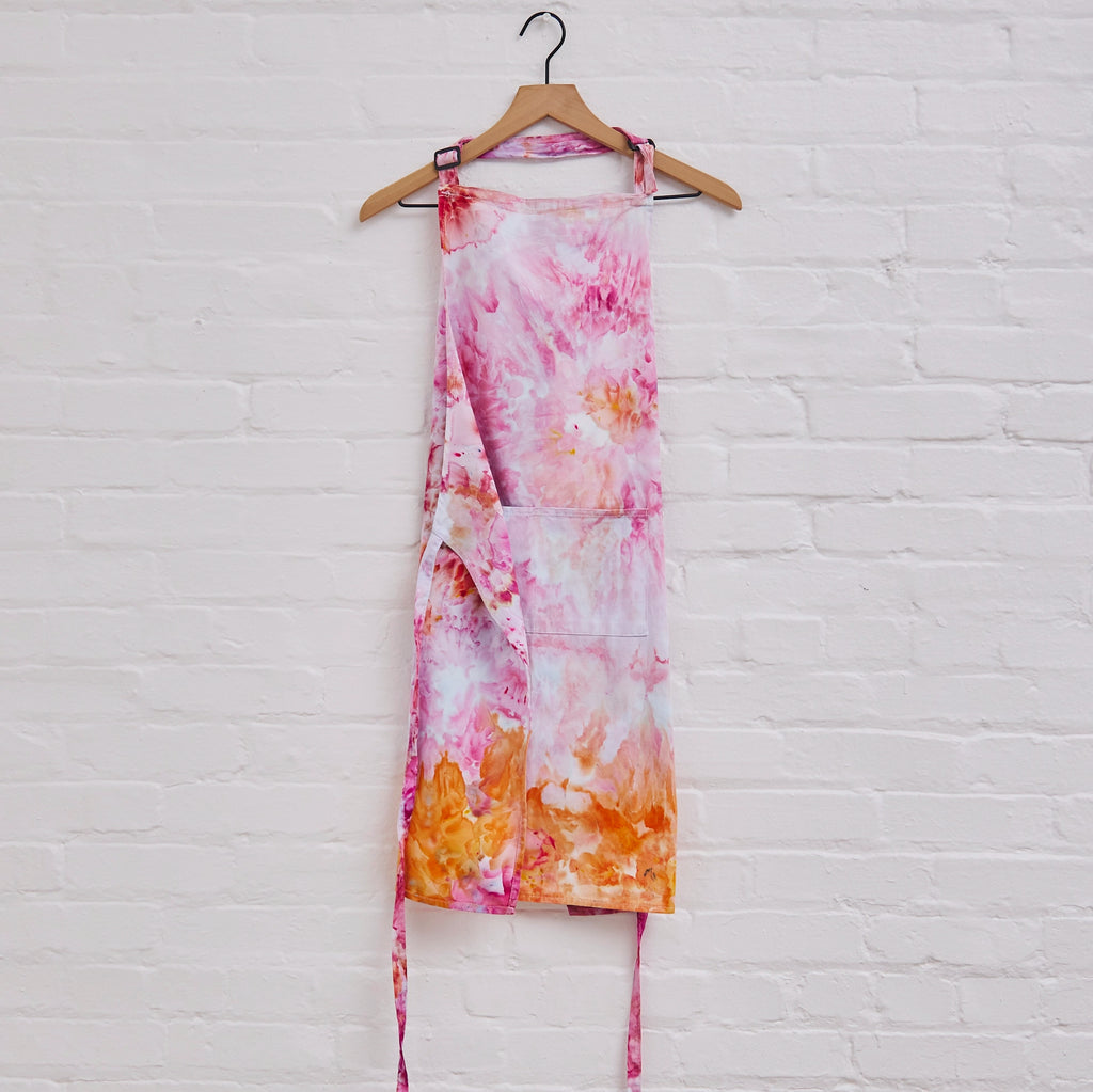 hand-dyed apron