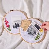 embroidered photo display pockets