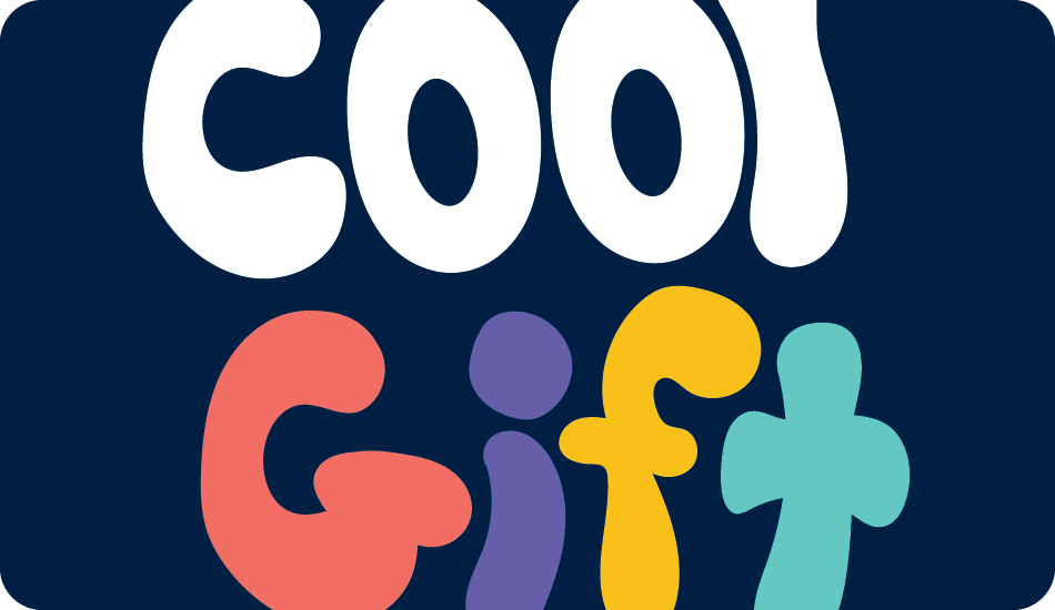 A closeup of the Cool Story gift card.